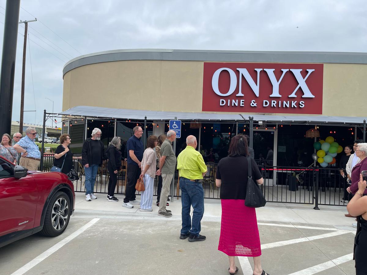 Guests at Onyx Dine & Drinks Soft Opening